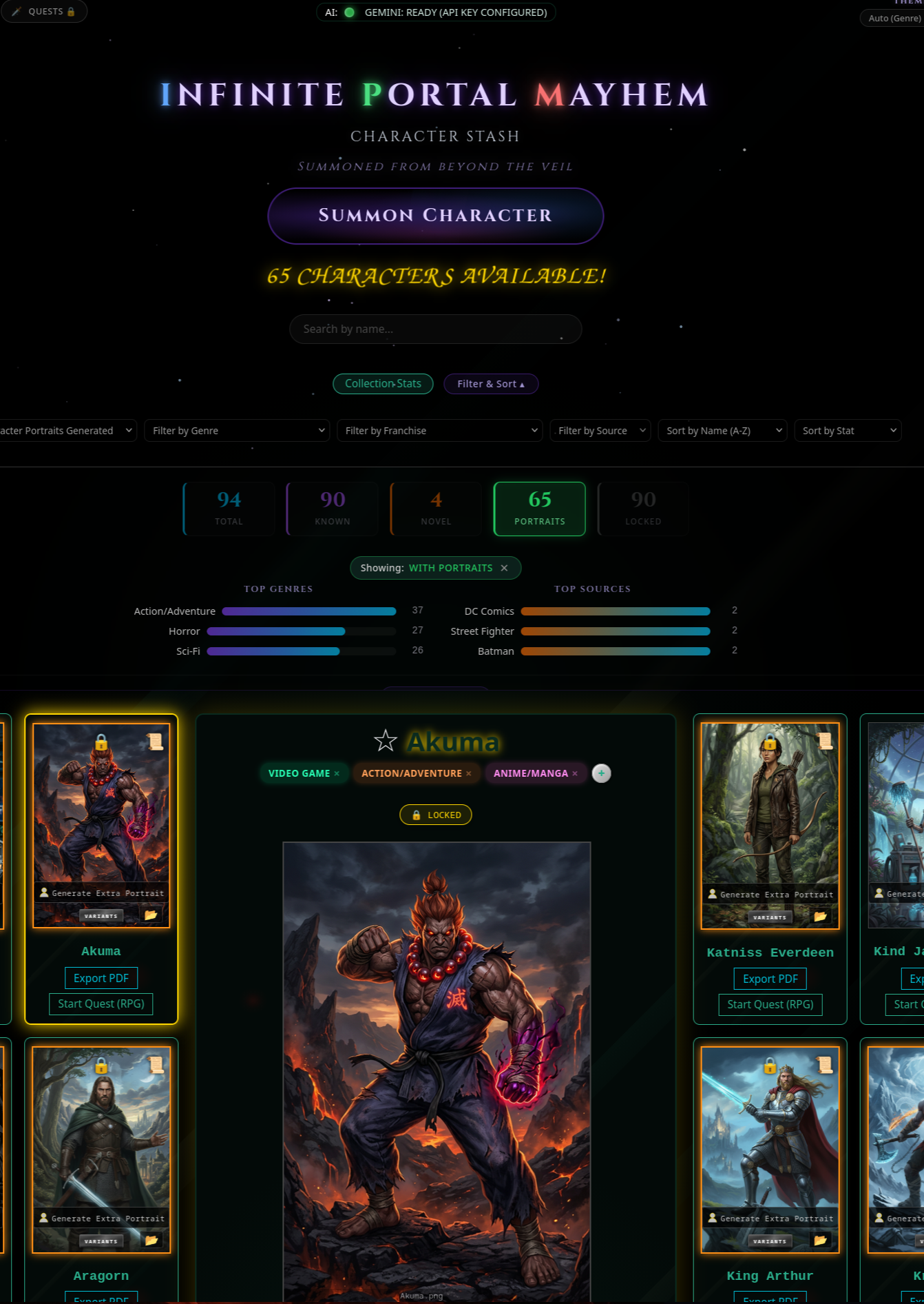 Character Generation