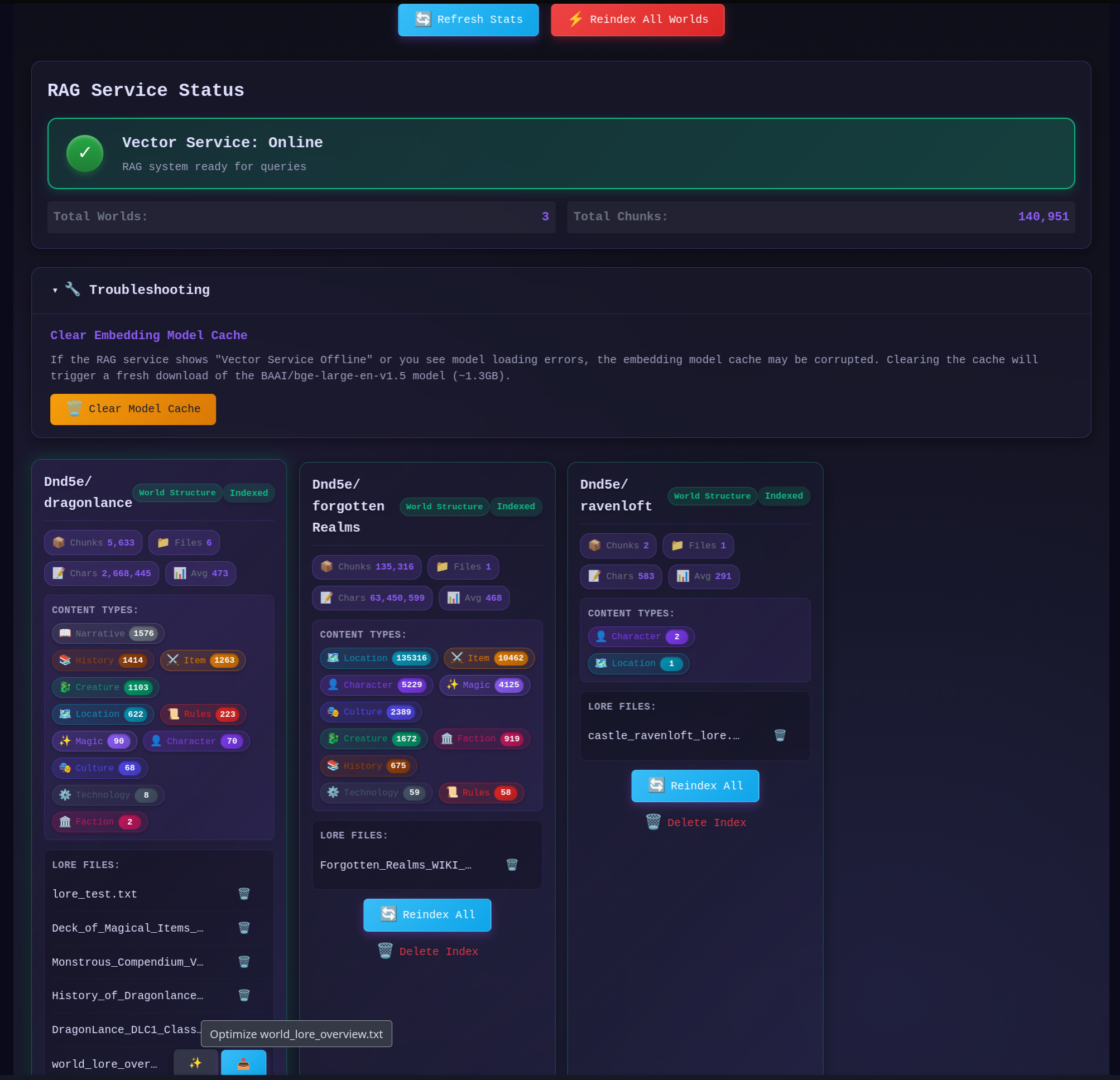 Lore Builder